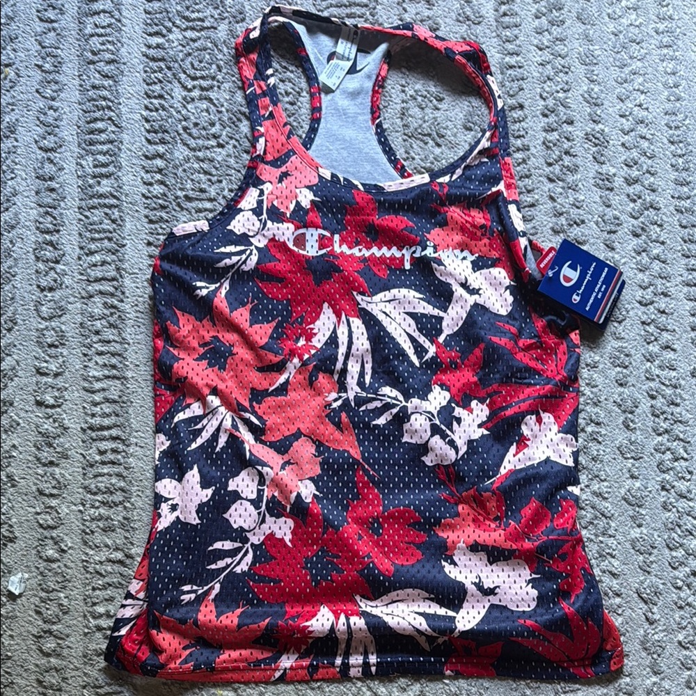Champion Red and Blue Athletic Wear